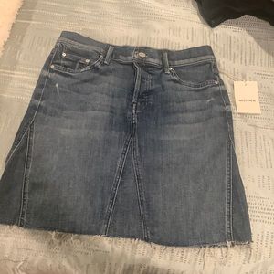 NWT MOTHER denim skirt
